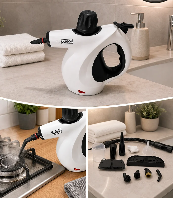 Ruční parní čistič s výkonem 1050 W - Gordon G1333