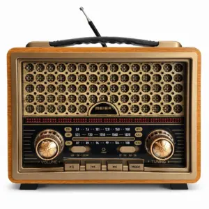 Přenosný retro Bluetooth reproduktor s rádiem Meier M-2013BT (FM / AM / SW)